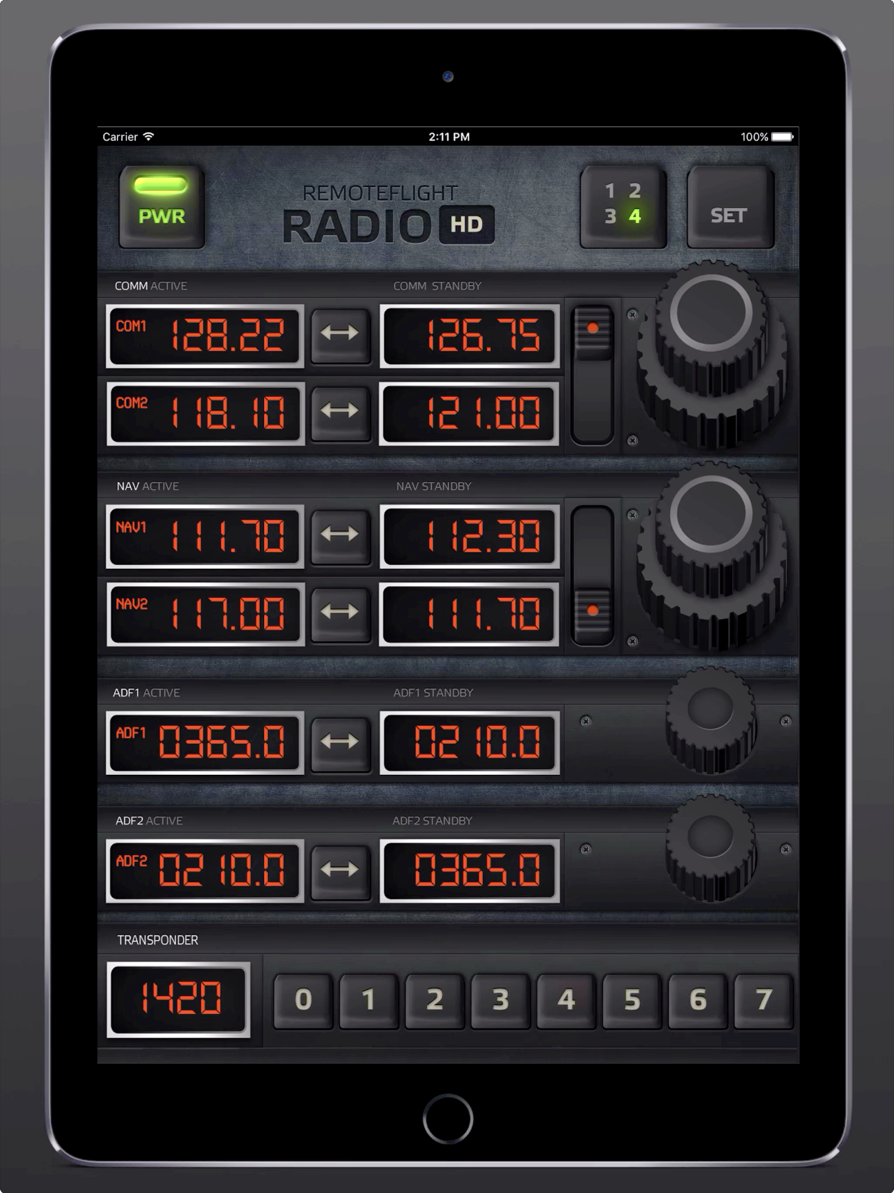 COM / NAV / 2 x ADF / XPNDR